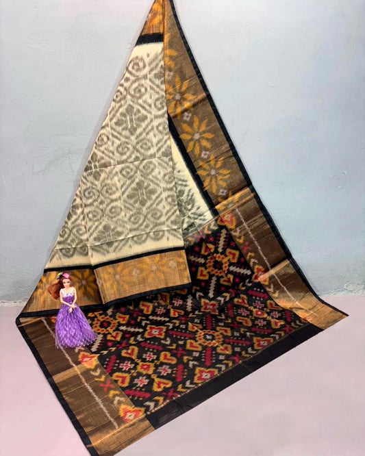 Pochampalli designer printed and dolla silk fabric sarees
